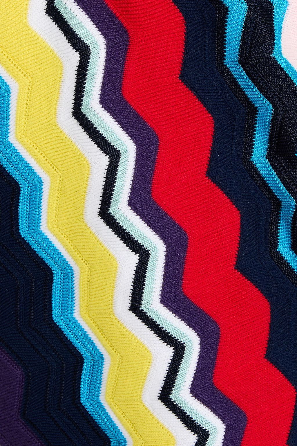 MISSONI Crochet-knit polo shirt