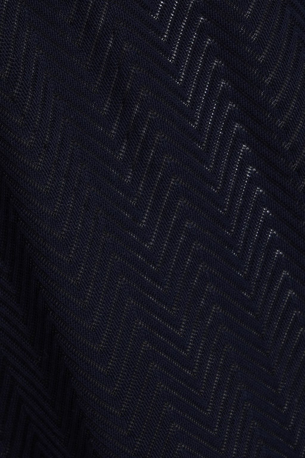 MISSONI قميص بولو مصنوع من مزيج من القطن بحبكة كروشيه