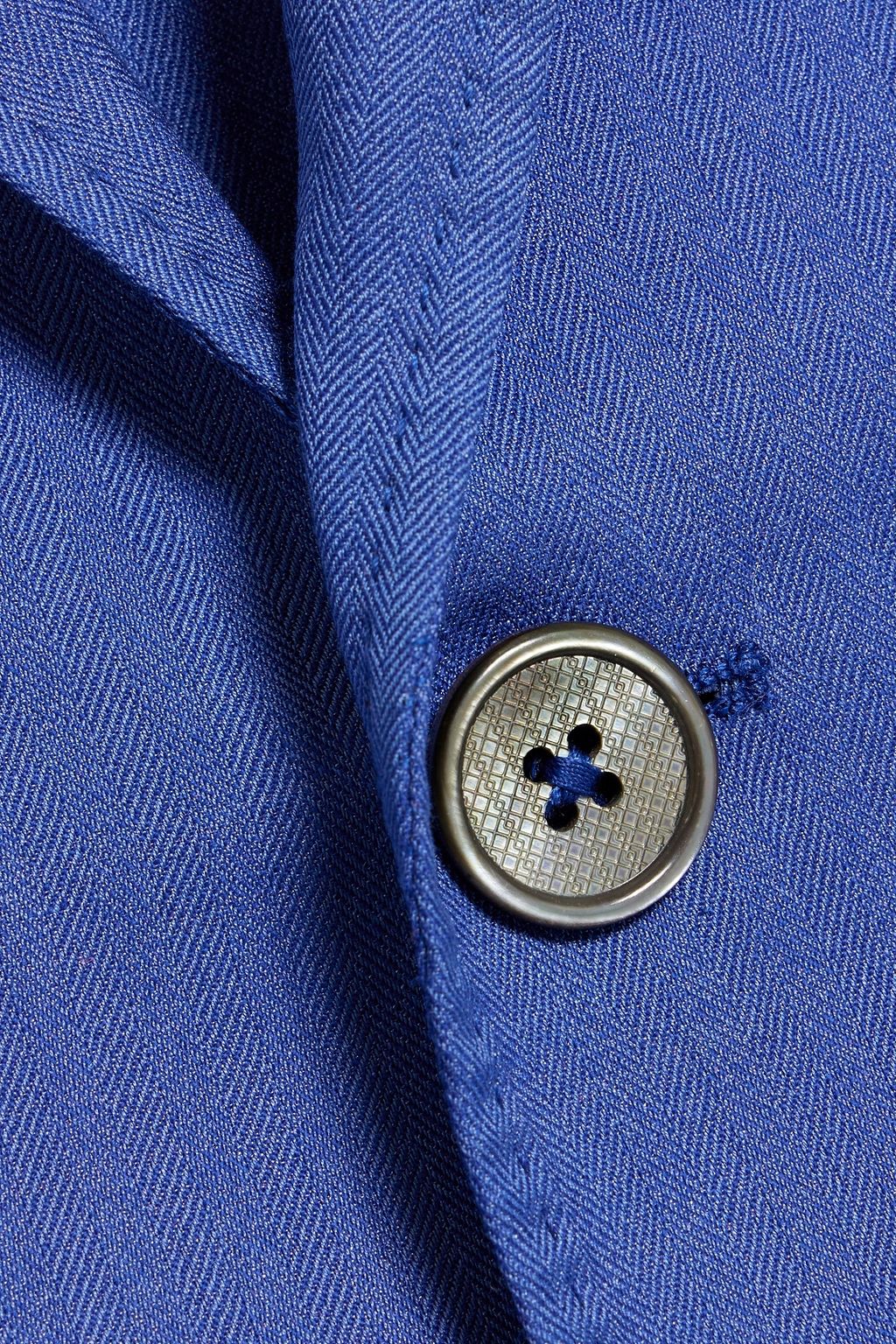 CANALI Herringbone jacquard blazer