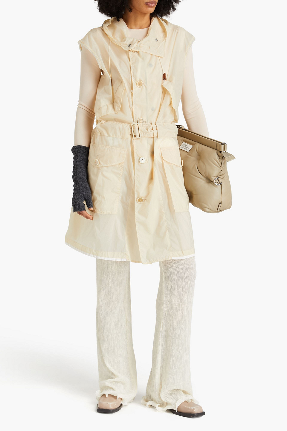  Maison Margiela - Weste Aus Shell - Weiß - It 36 