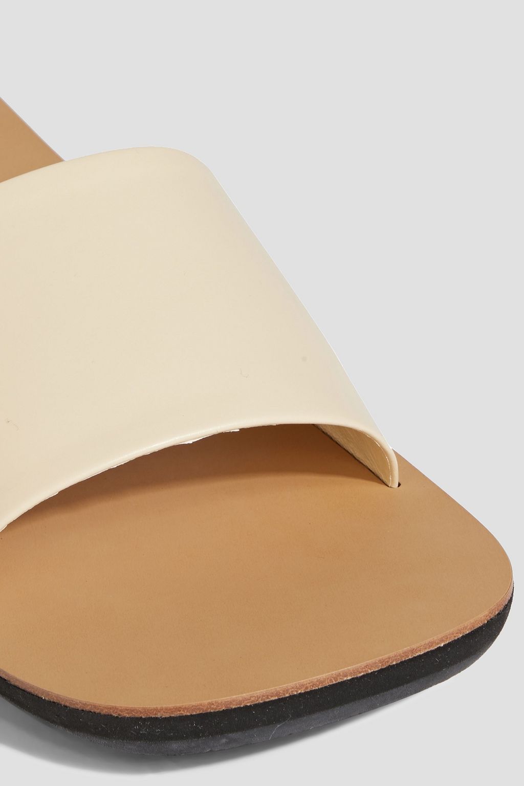 JIL SANDER Leather slides