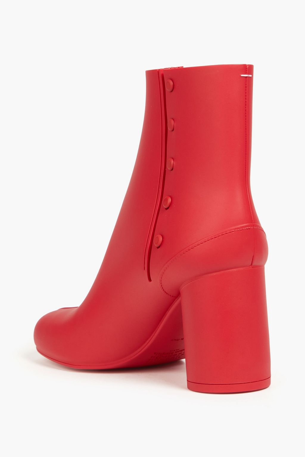 MAISON MARGIELA بوت بطول الكاحل من مادة PVC بتصميم مفصول عند الأصابع