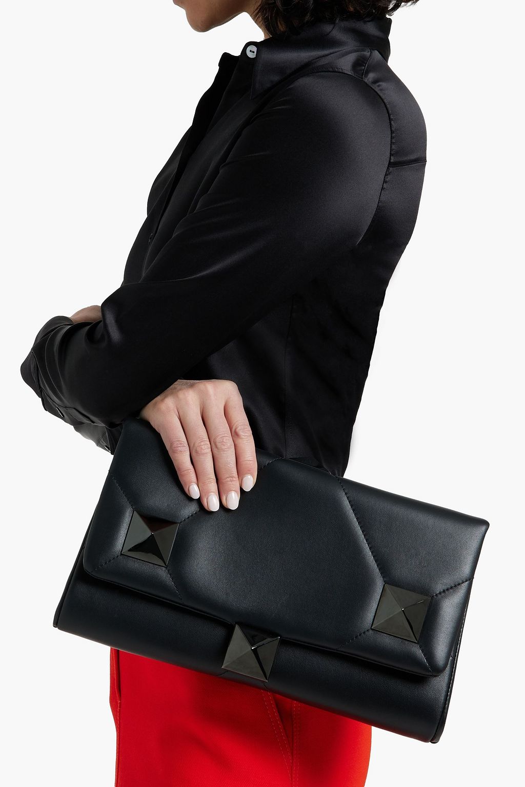 VALENTINO GARAVANI Roman Stud quilted leather shoulder bag