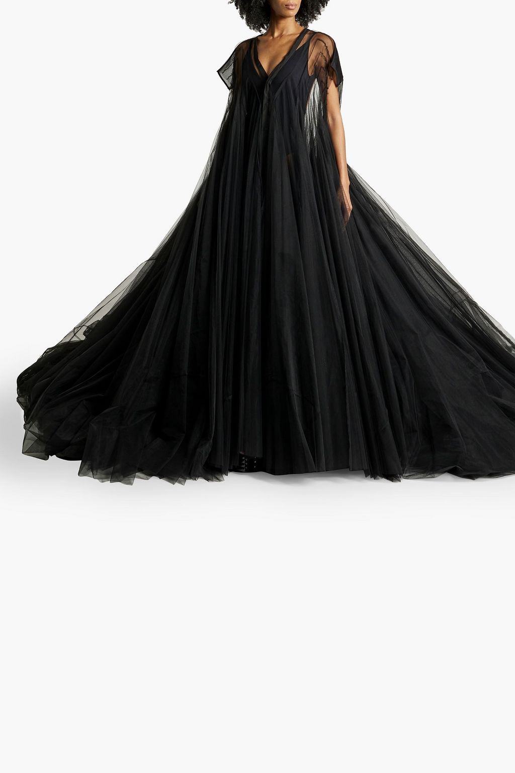 RICK OWENS Layered tulle gown
