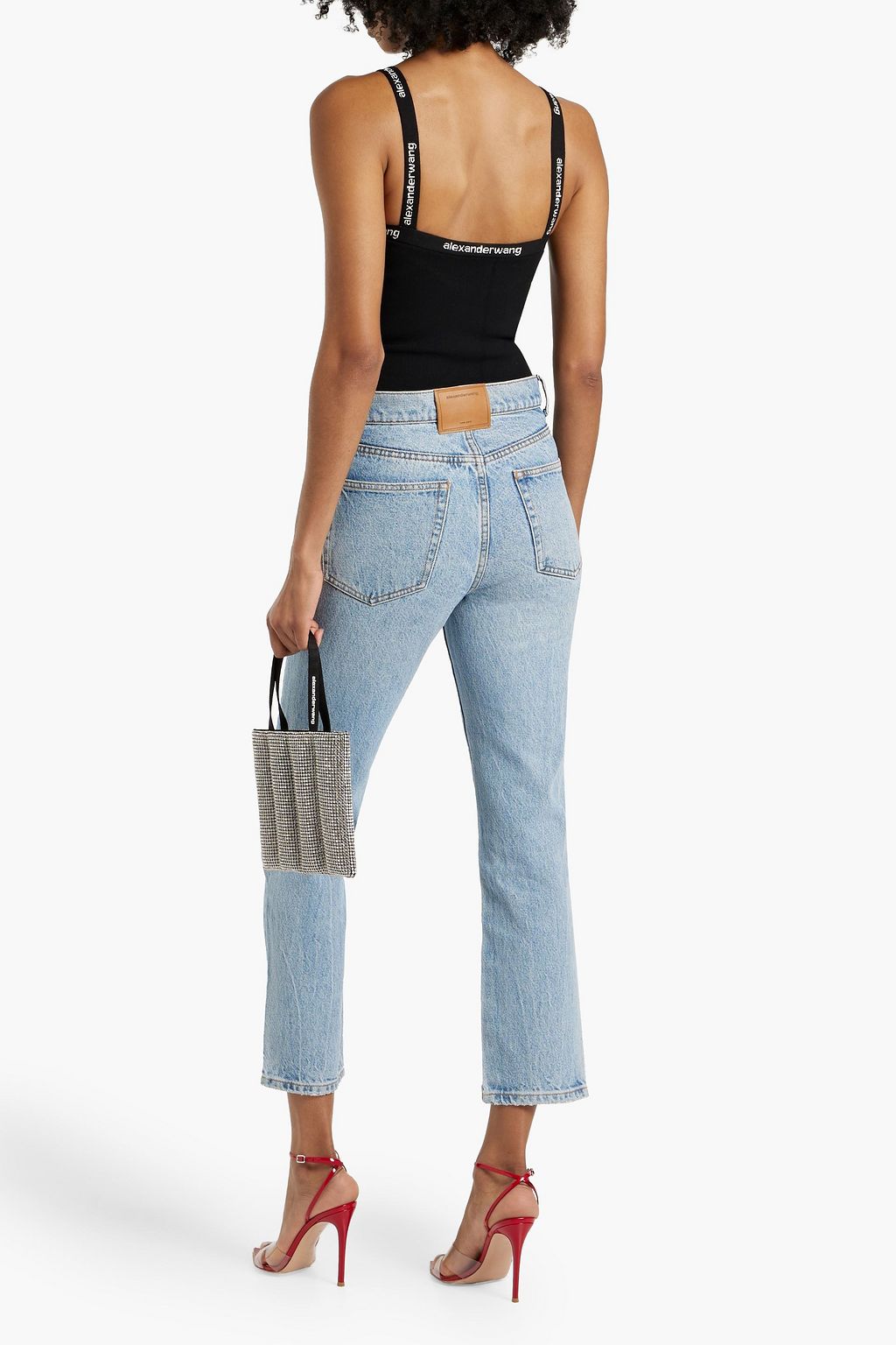 ALEXANDER WANG High-rise straight-leg jeans