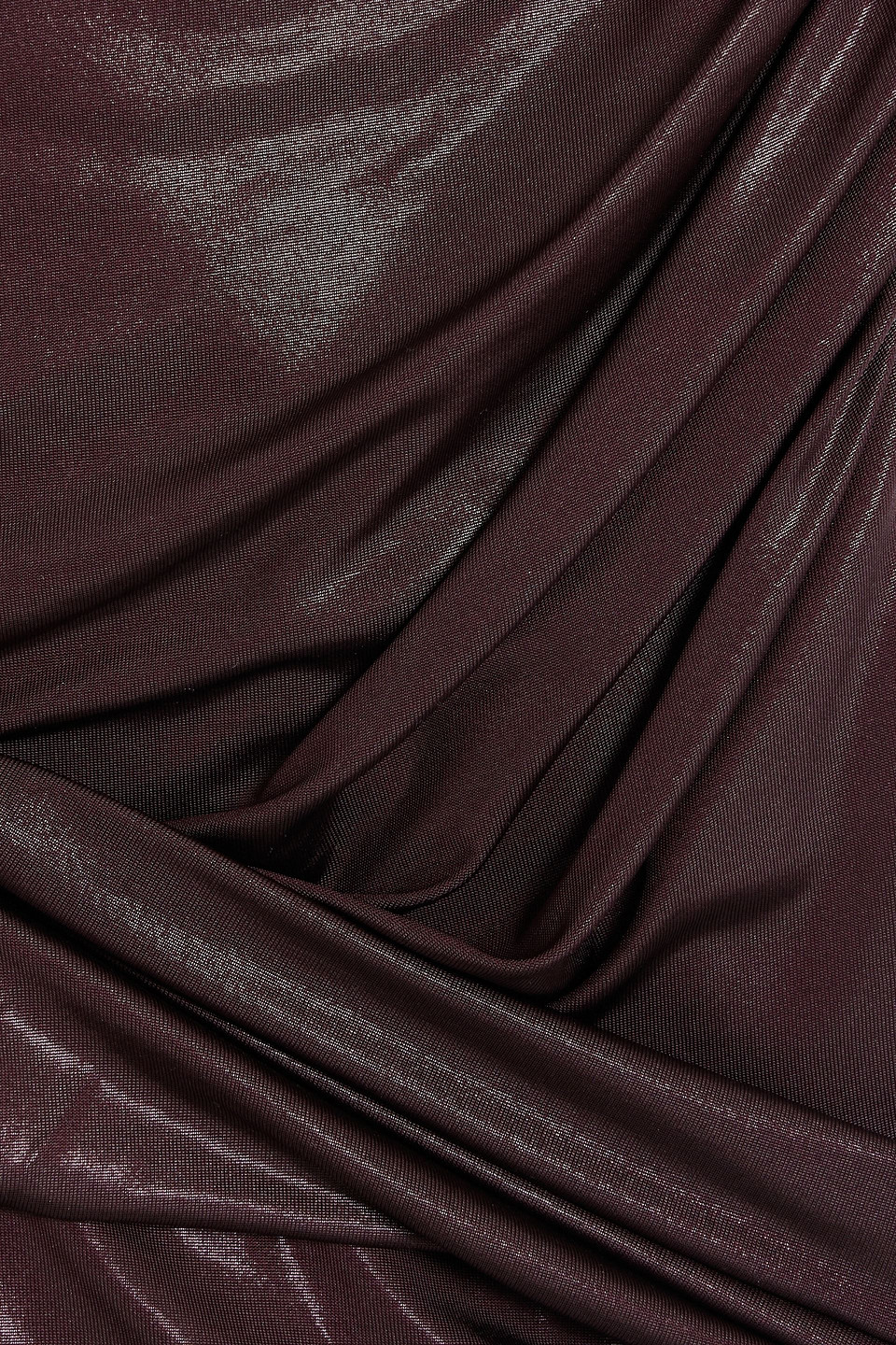 RICK OWENS JADE RUCHED COATED STRETCH-JERSEY MINI SKIRT