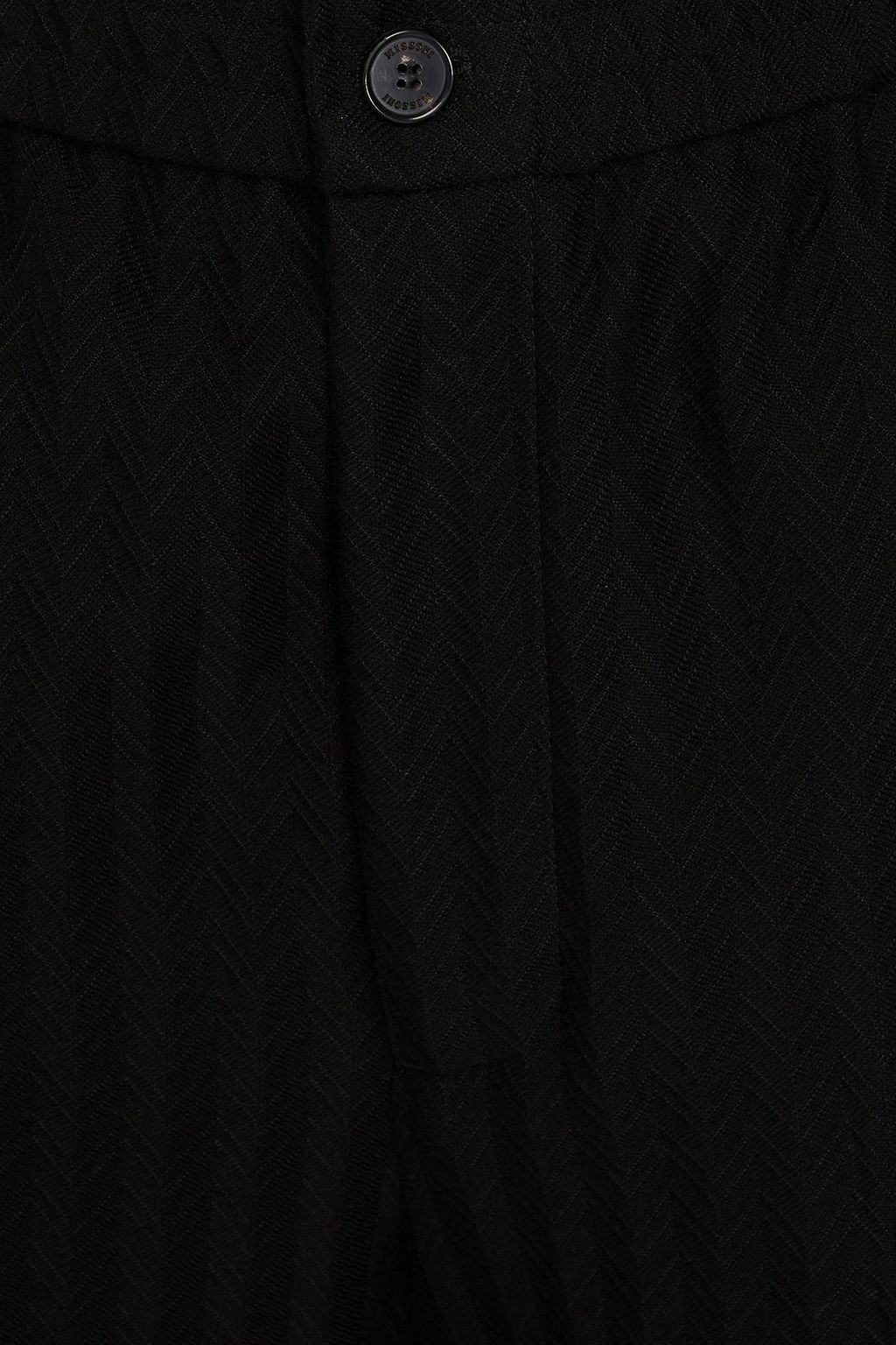 MISSONI بنطال مصنوع من مزيج من القطن بحبكة كروشيه