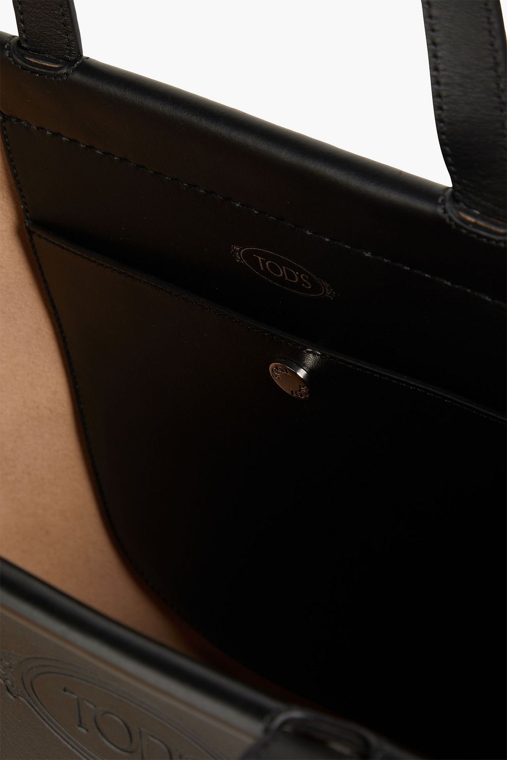 TOD'S Leopard-print calf hair tote