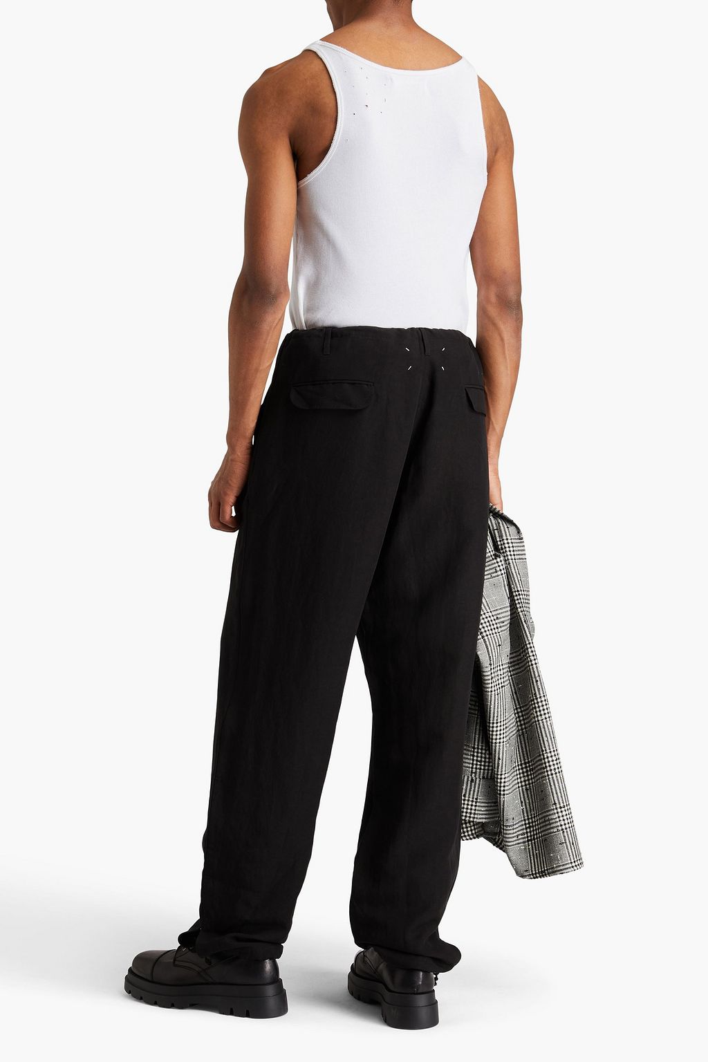 MAISON MARGIELA Linen-blend pants