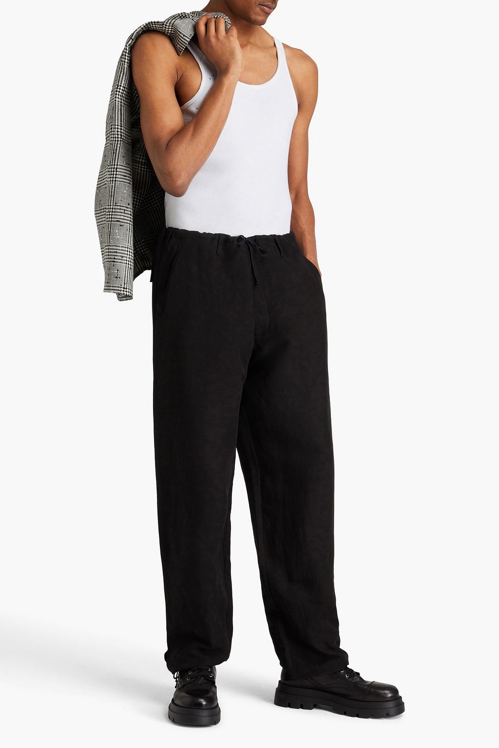 MAISON MARGIELA Linen-blend pants