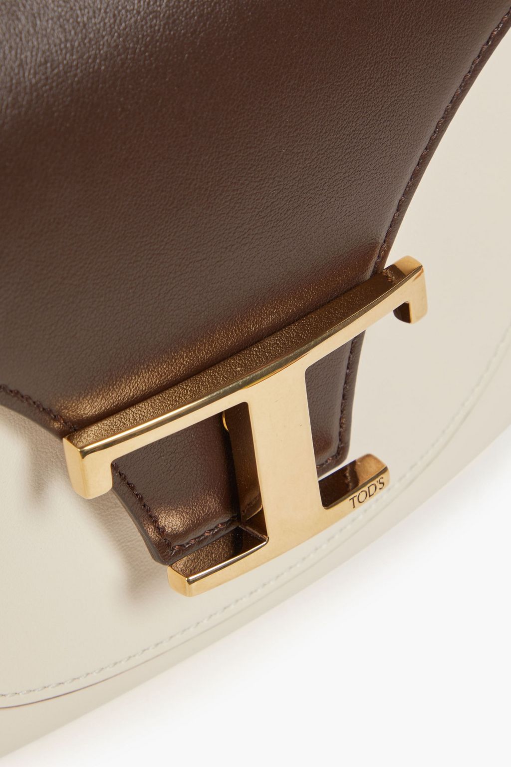 TOD'S Schultertasche aus Leder in Colour-Block-Optik