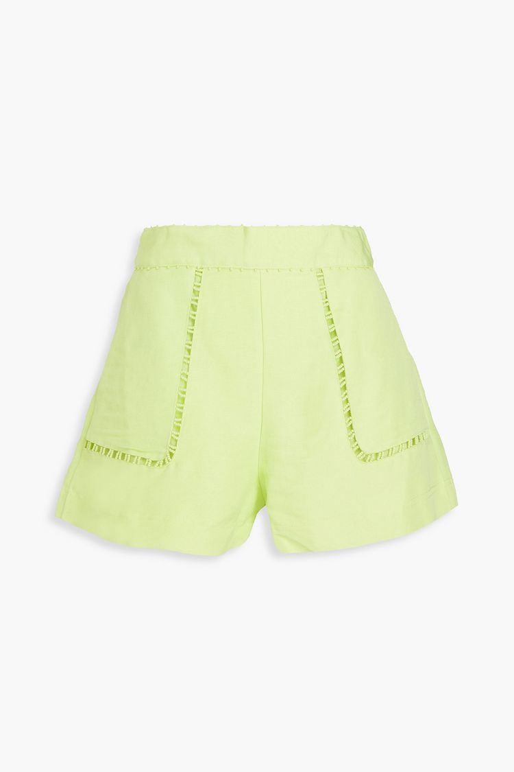 June Linen Shorts Biscuit
