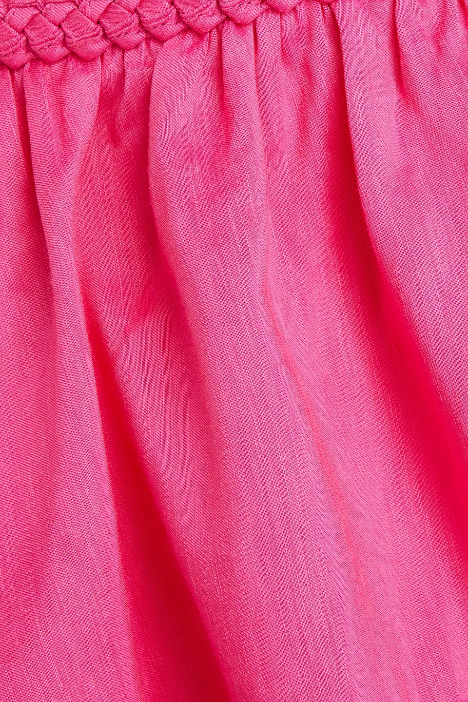 Aje Anne Linen-blend Mini Skirt In Pink