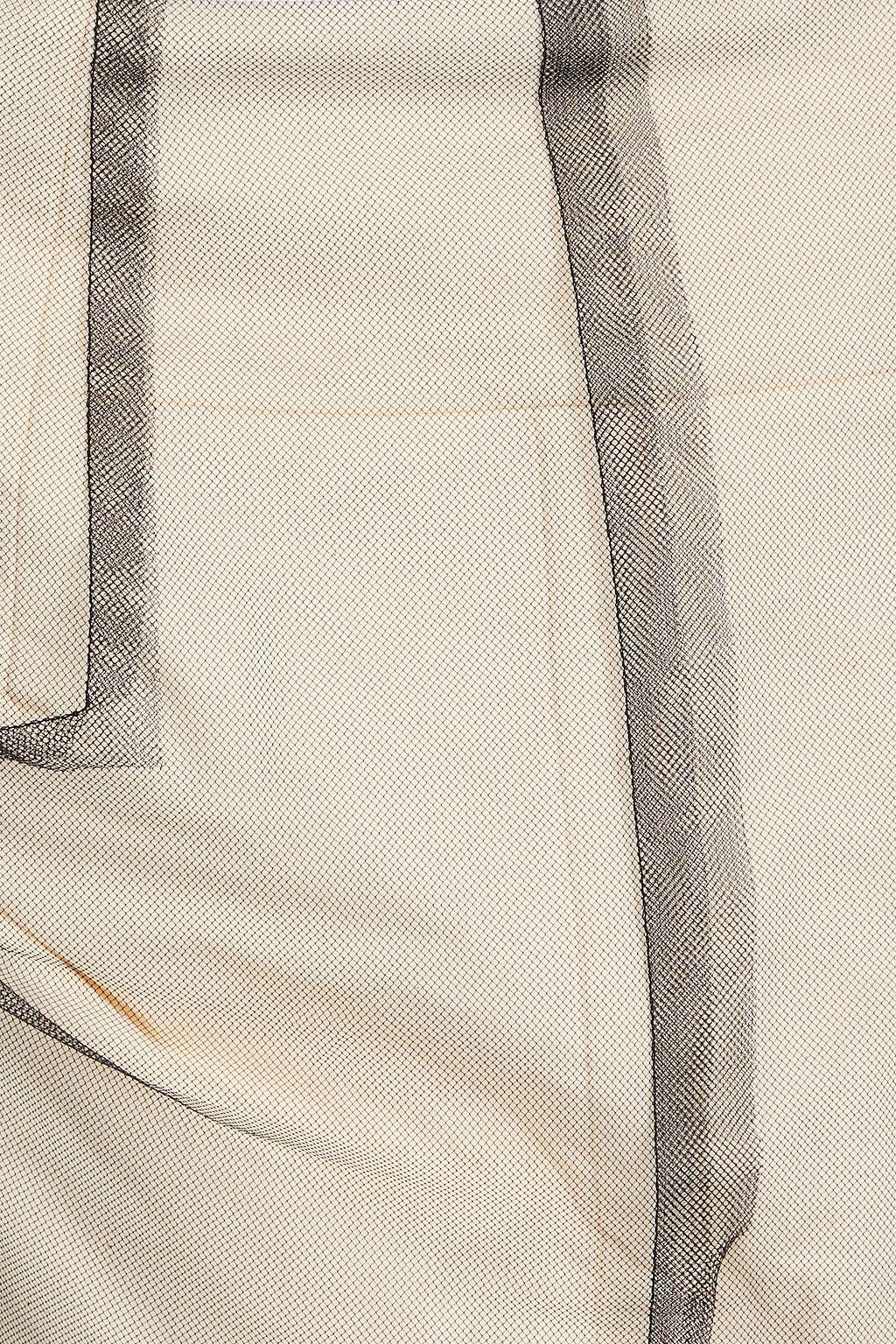 MAISON MARGIELA فستان متوسط الطول من التول والكنفا
