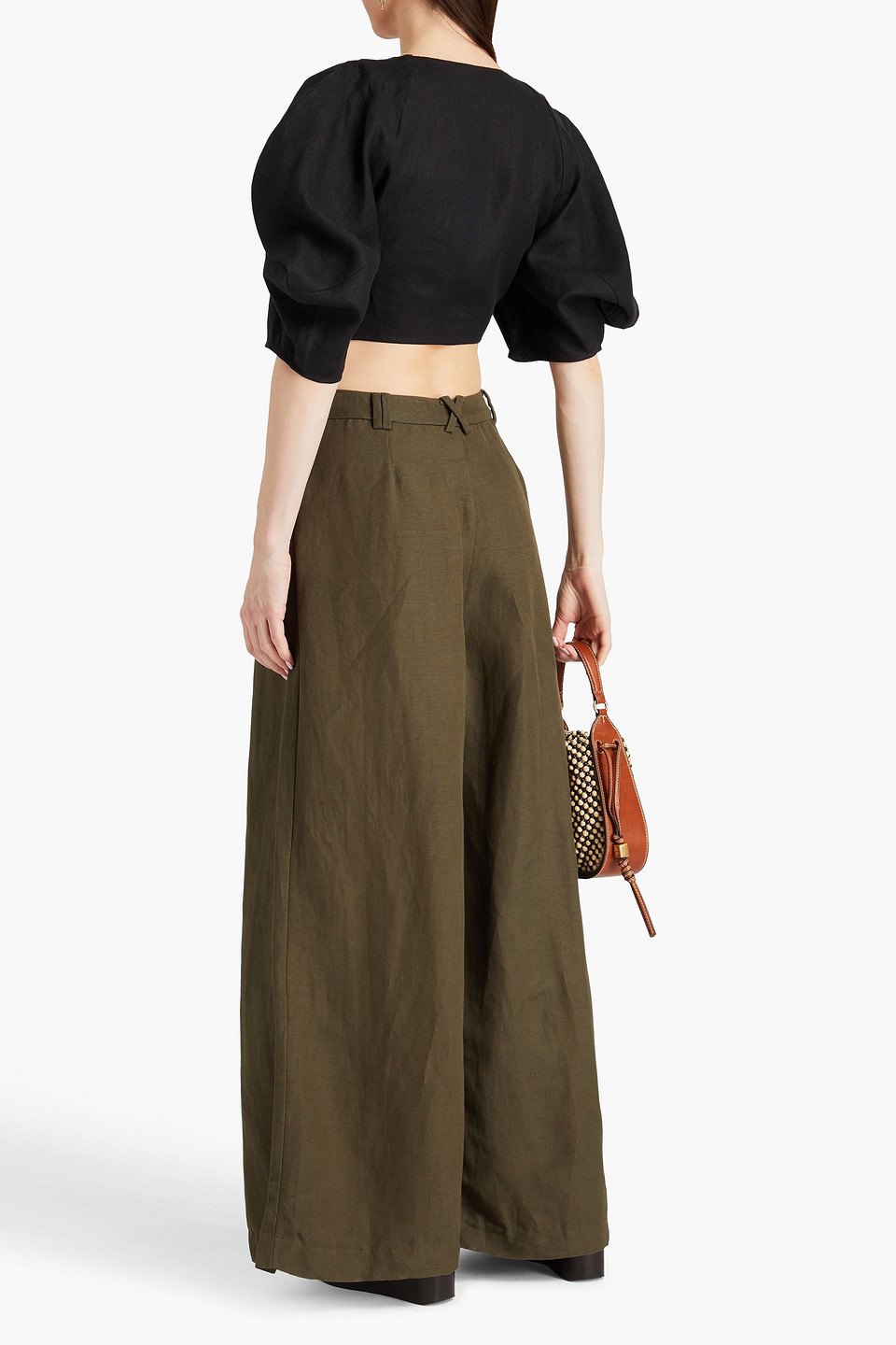  Mara Hoffman - Navya Cropped Oberteil Aus Hanf - Schwarz - Xxs 