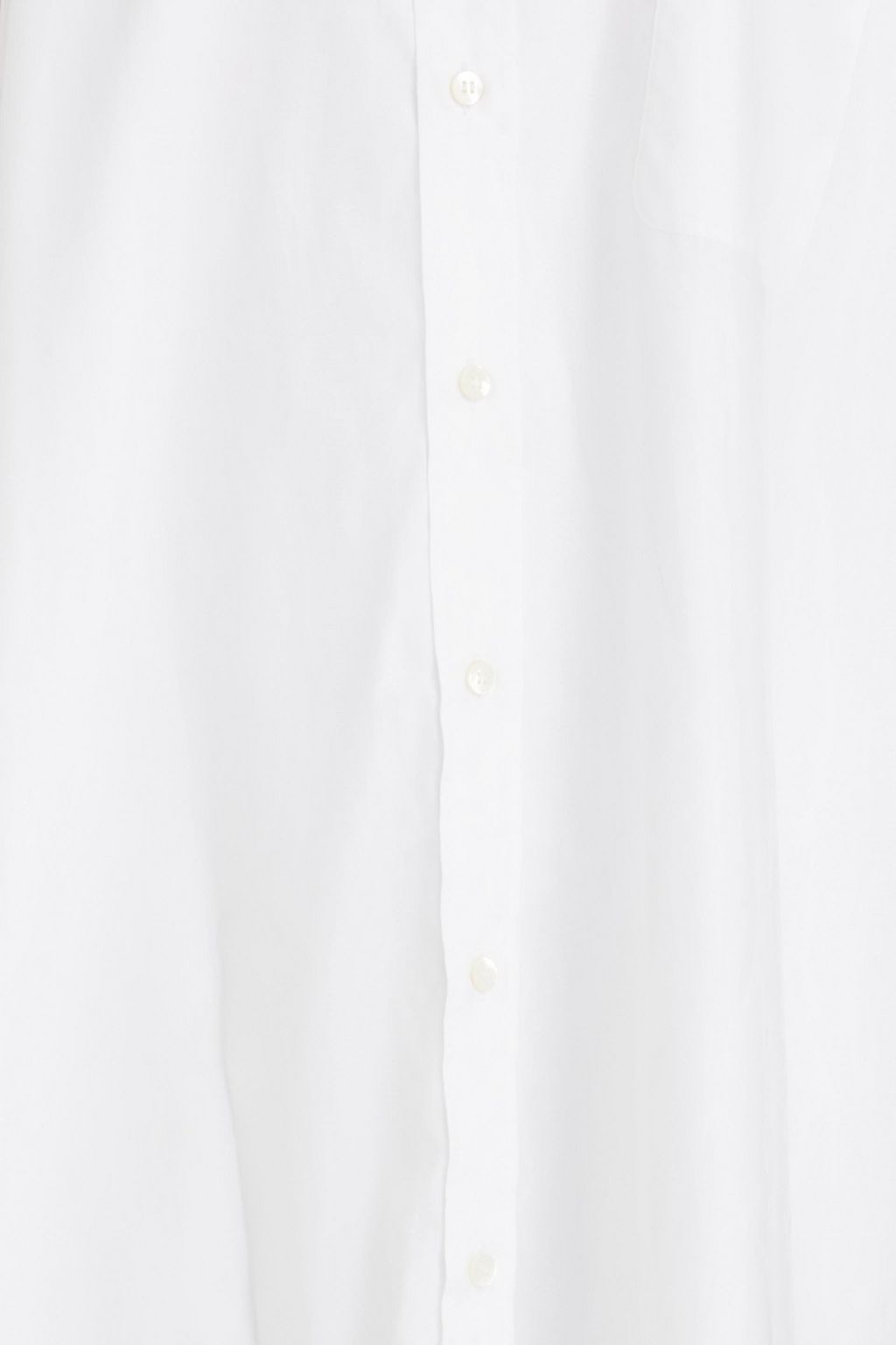 MAISON MARGIELA 오간자 레이어드 코튼 포플린 미니 셔츠 드레스