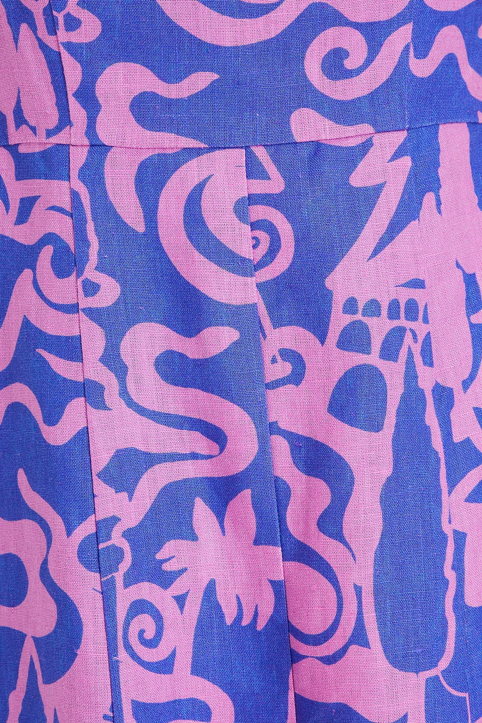 MARA HOFFMAN VERONA PRINTED HEMP MIDI DRESS