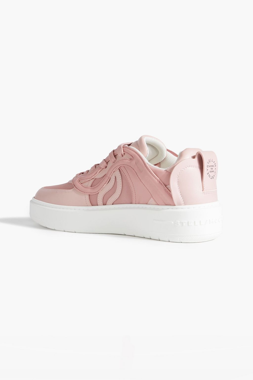 STELLA MCCARTNEY S-Wave 1 quilted faux leather and canvas sneakers
