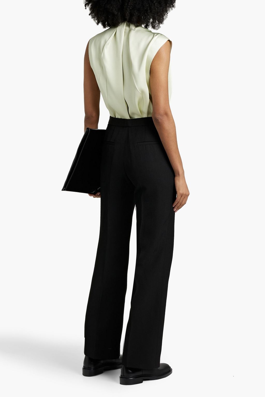 JIL SANDER Crepe straight-leg pants