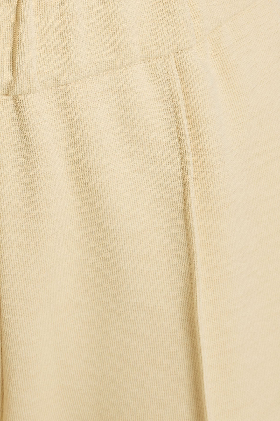 Jil Sander Ponte Wide-leg Pants In Pastel Yellow