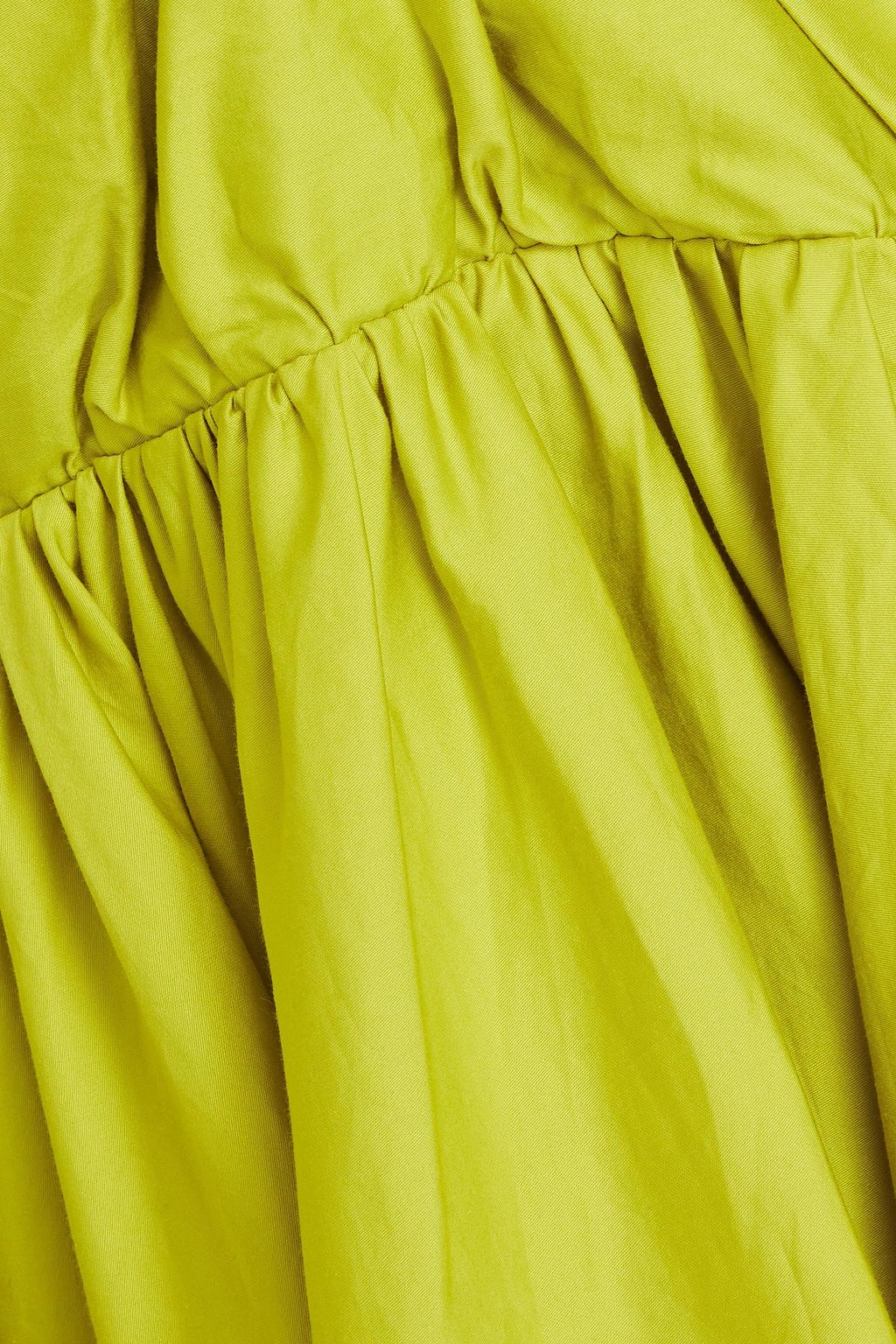 AJE. Gretta bow-detailed cotton-poplin mini dress