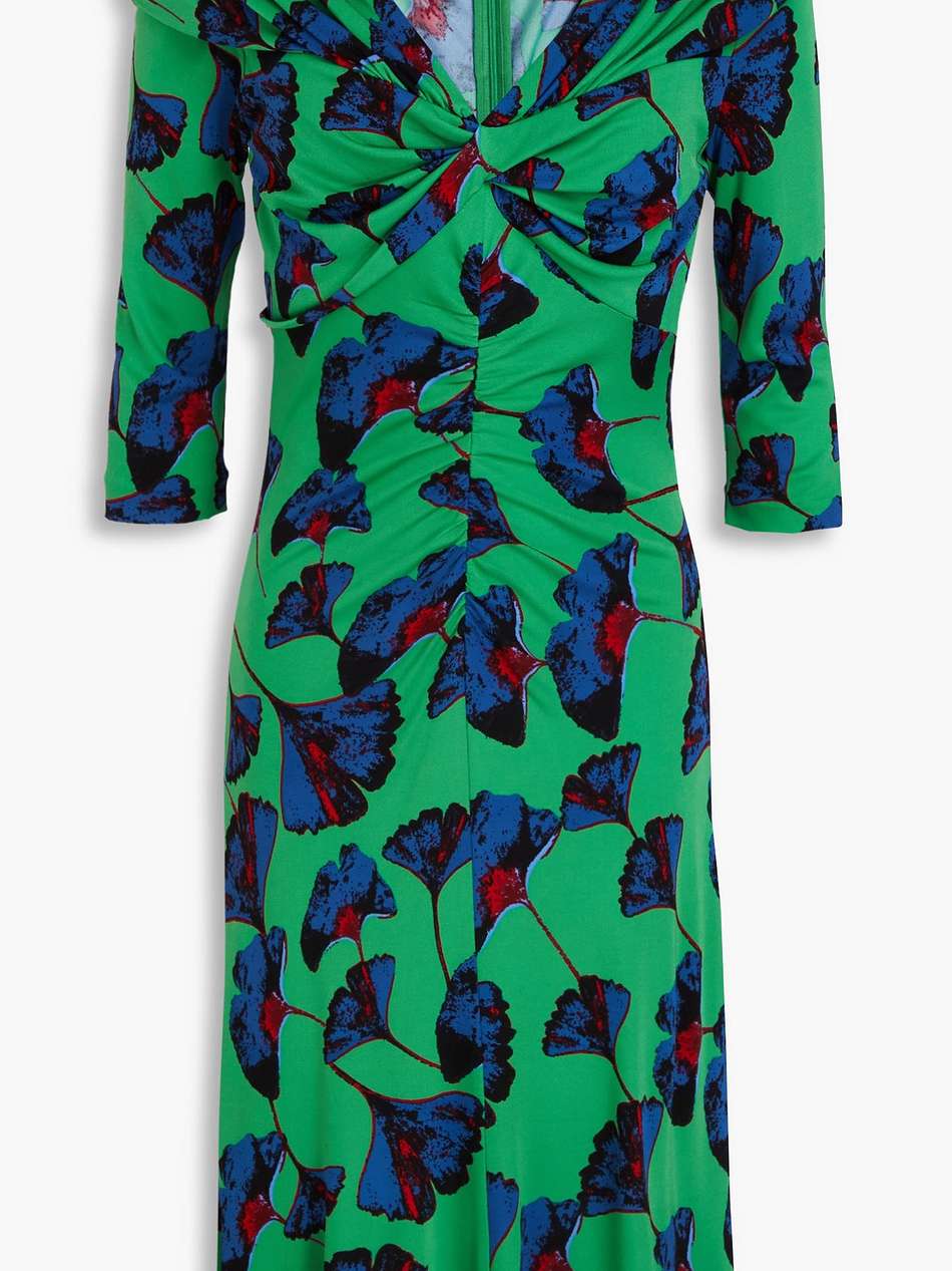 jim printed jersey dress