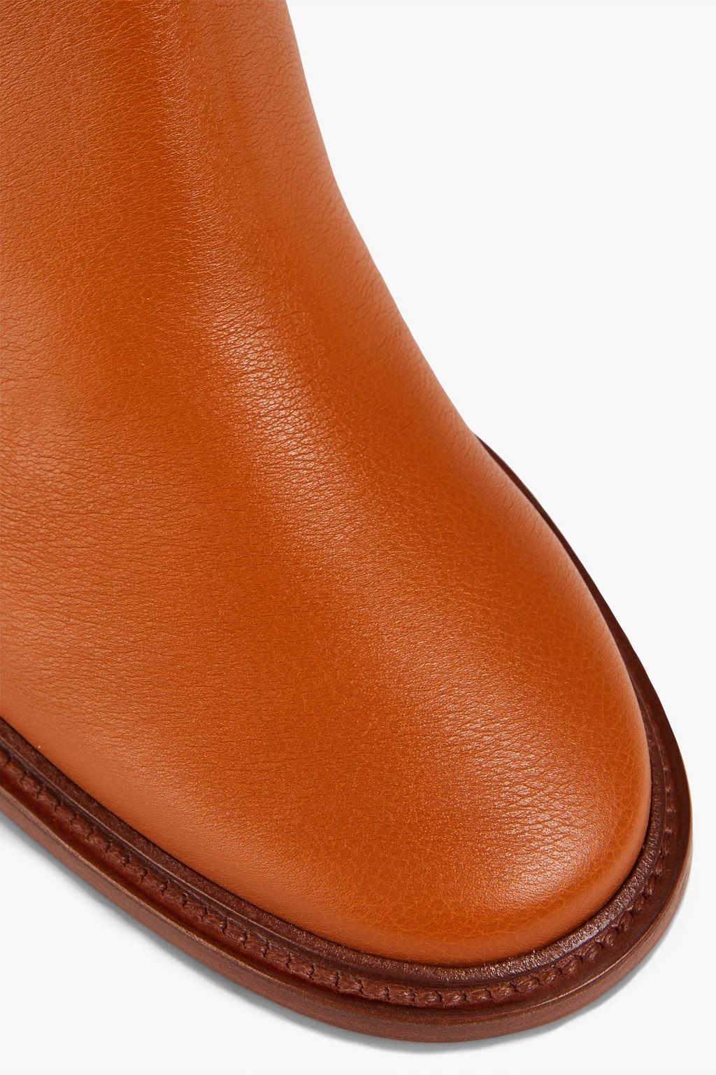 CHLOÉ Edith pebbled-leather knee boots | THE OUTNET CHLOÉ Edith pebbled-leather knee boots | THE OUTNET