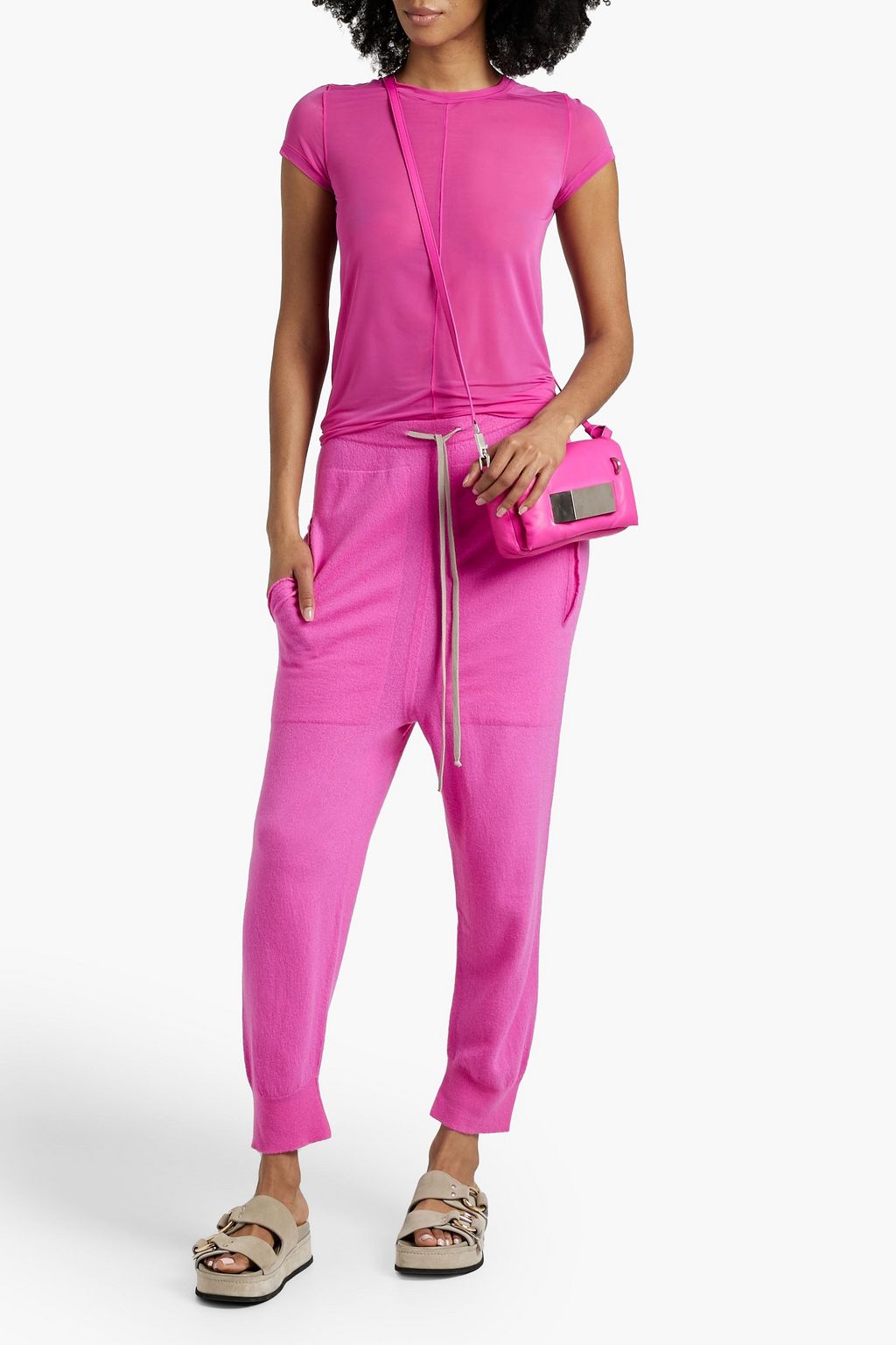 RICK OWENS Cashmere track pants