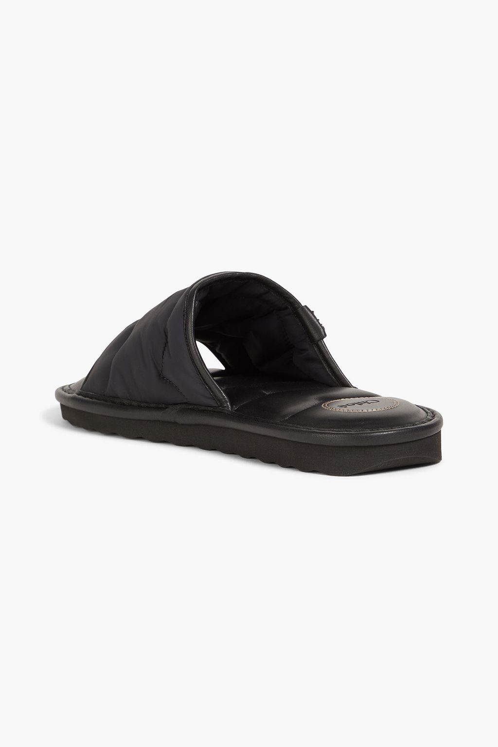CHLOÉ Quilted shell slides