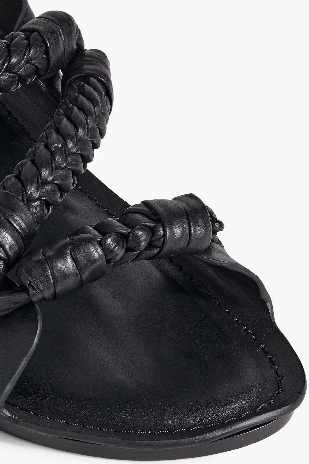 JIL SANDER Braided leather sandals
