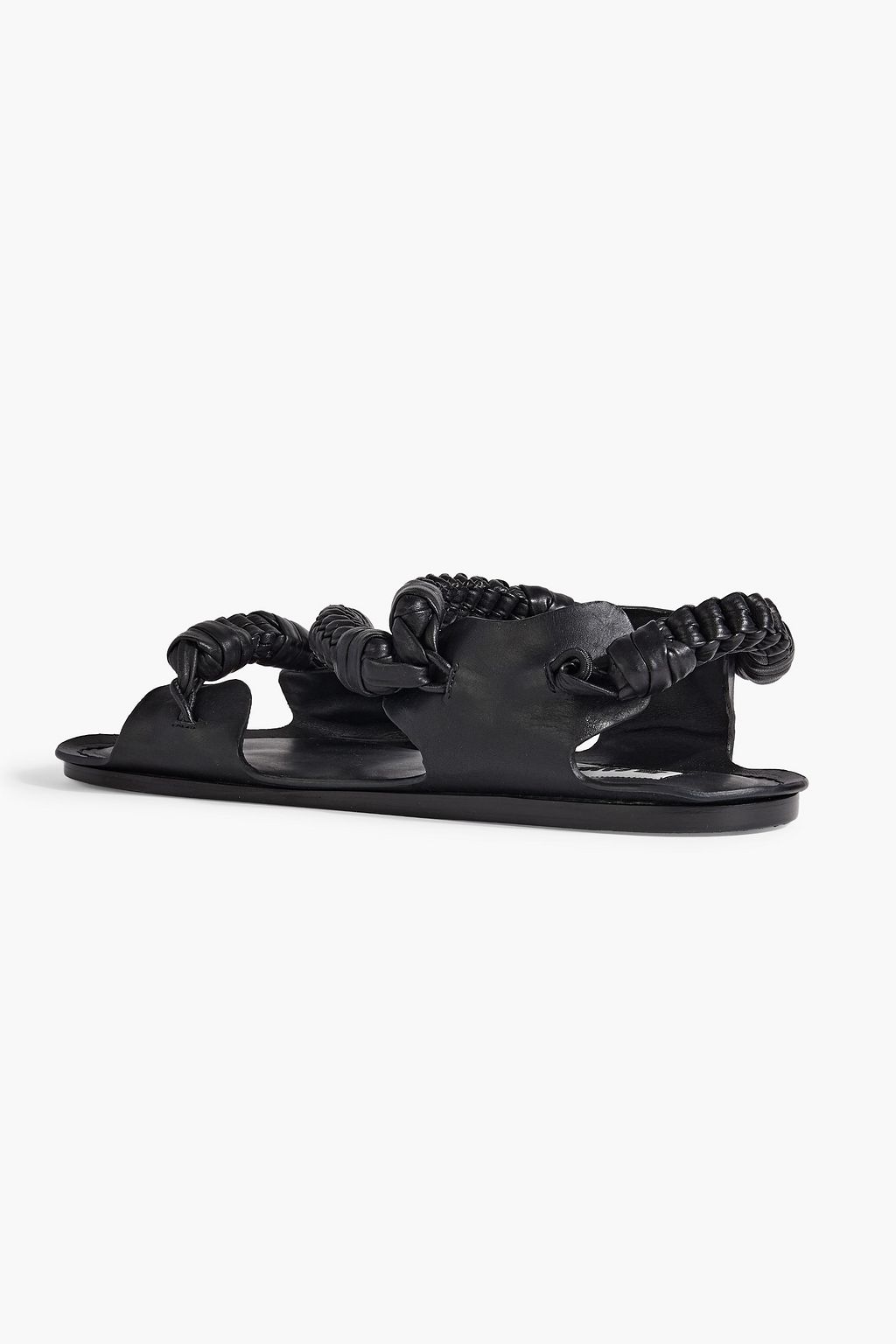 JIL SANDER Braided leather sandals
