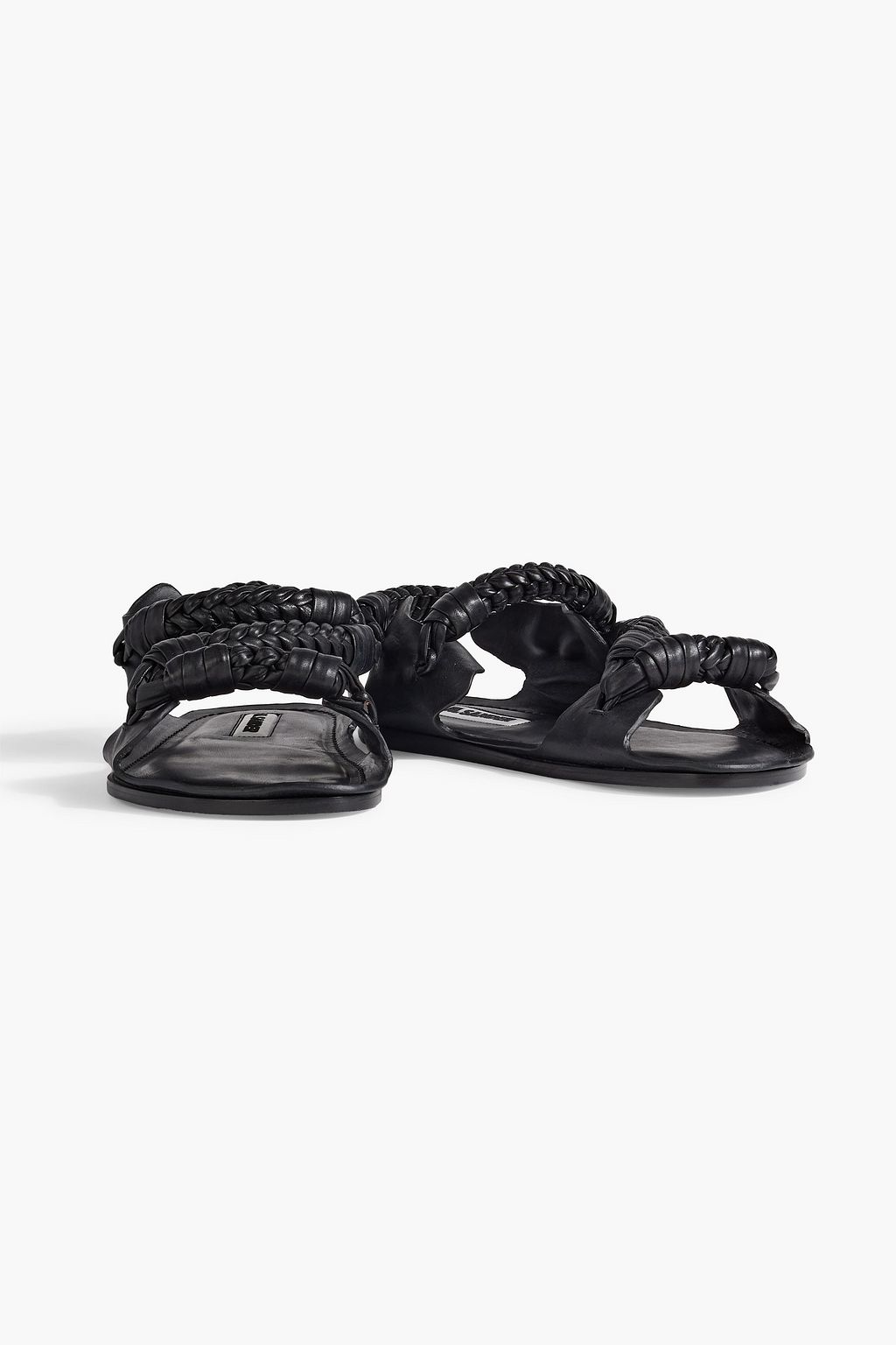 JIL SANDER Braided leather sandals
