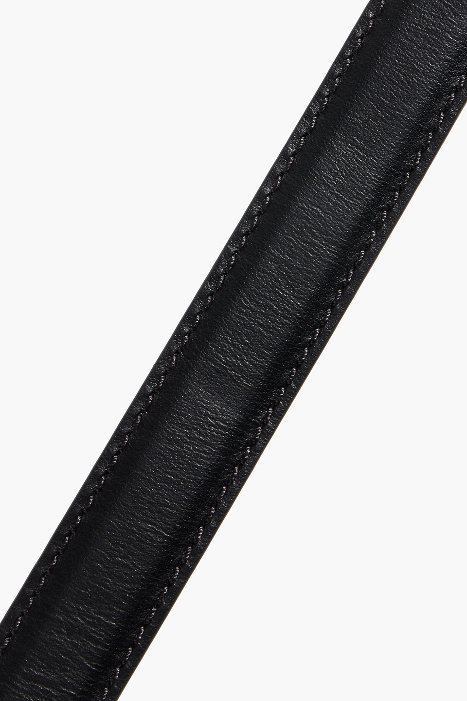 Shop Versace Leather Belt In Black