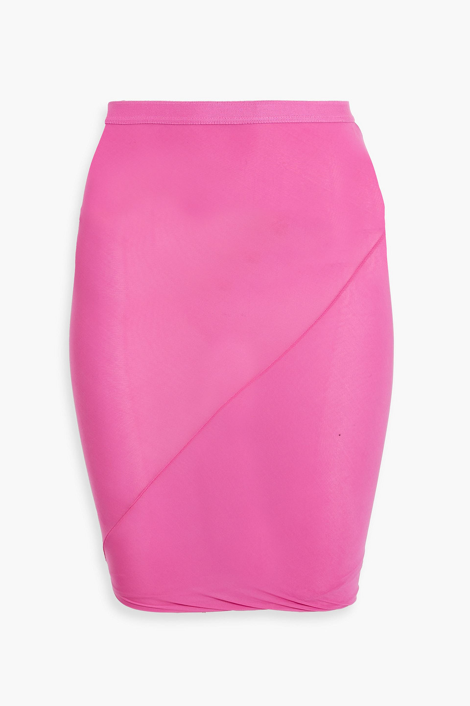 Rick Owens Jersey Body-con Mini Skirt In Fuchsia