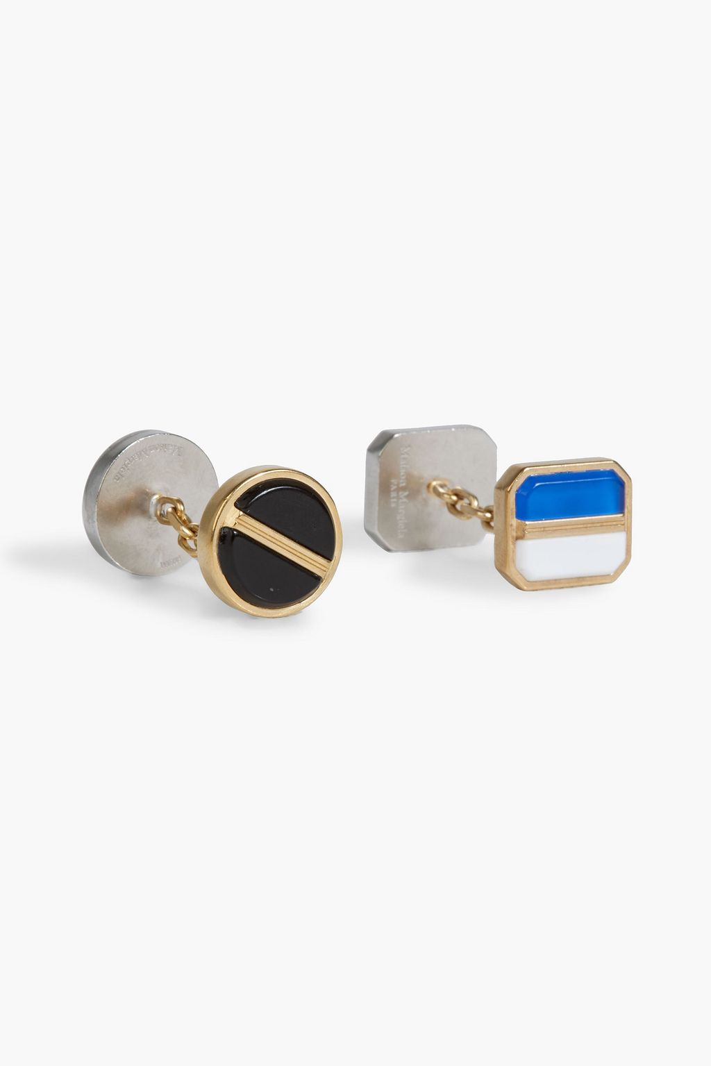 Cufflinks gold and silver discount