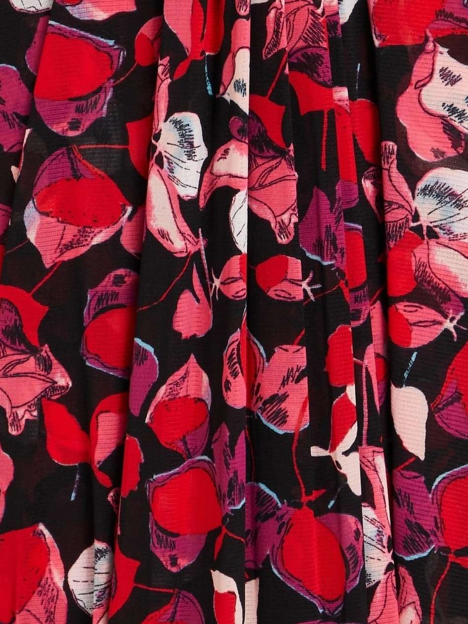 adara floral-print mesh maxi dress