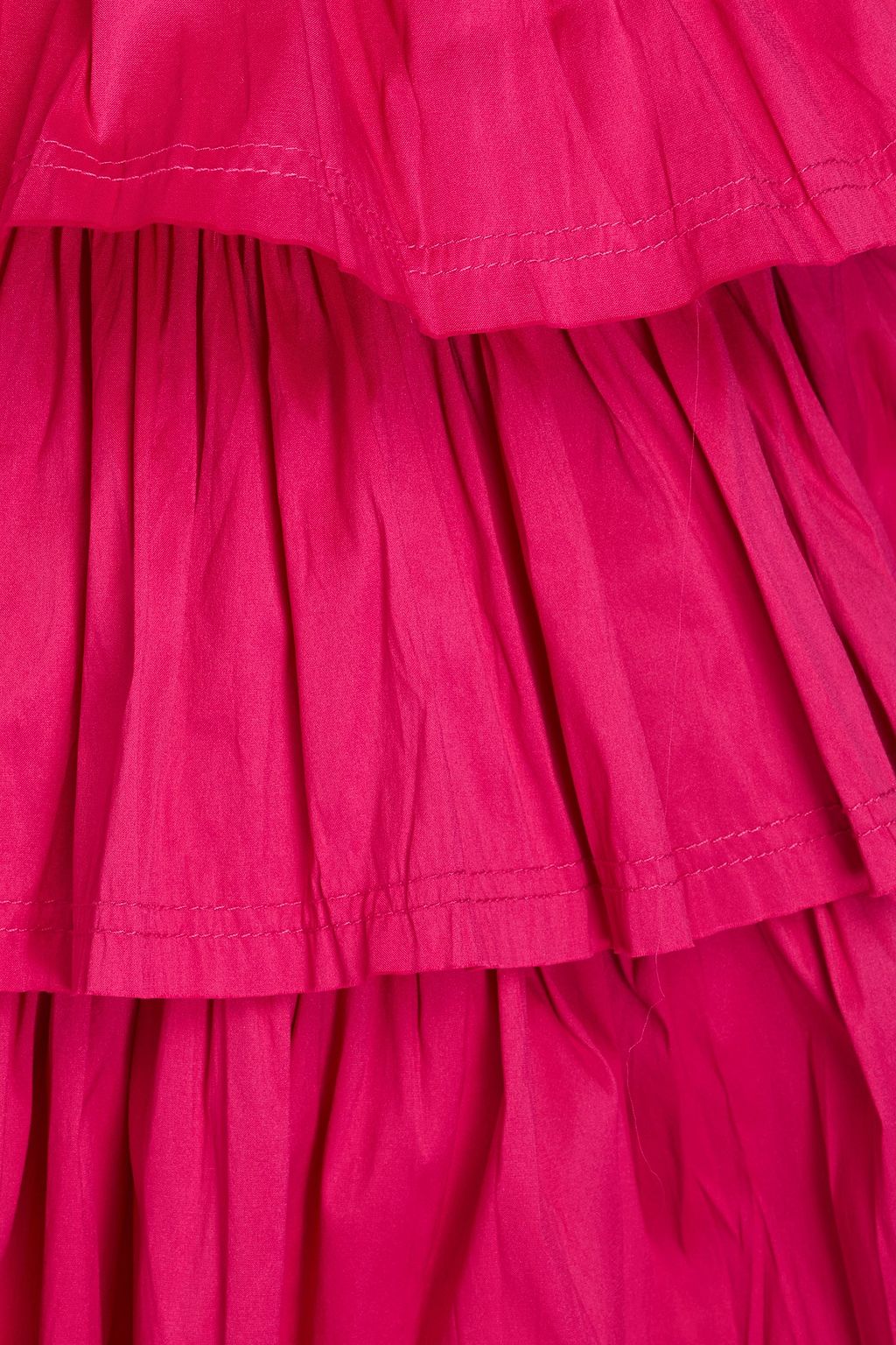 AJE. Rhythmic ruffled cotton-poplin mini dress