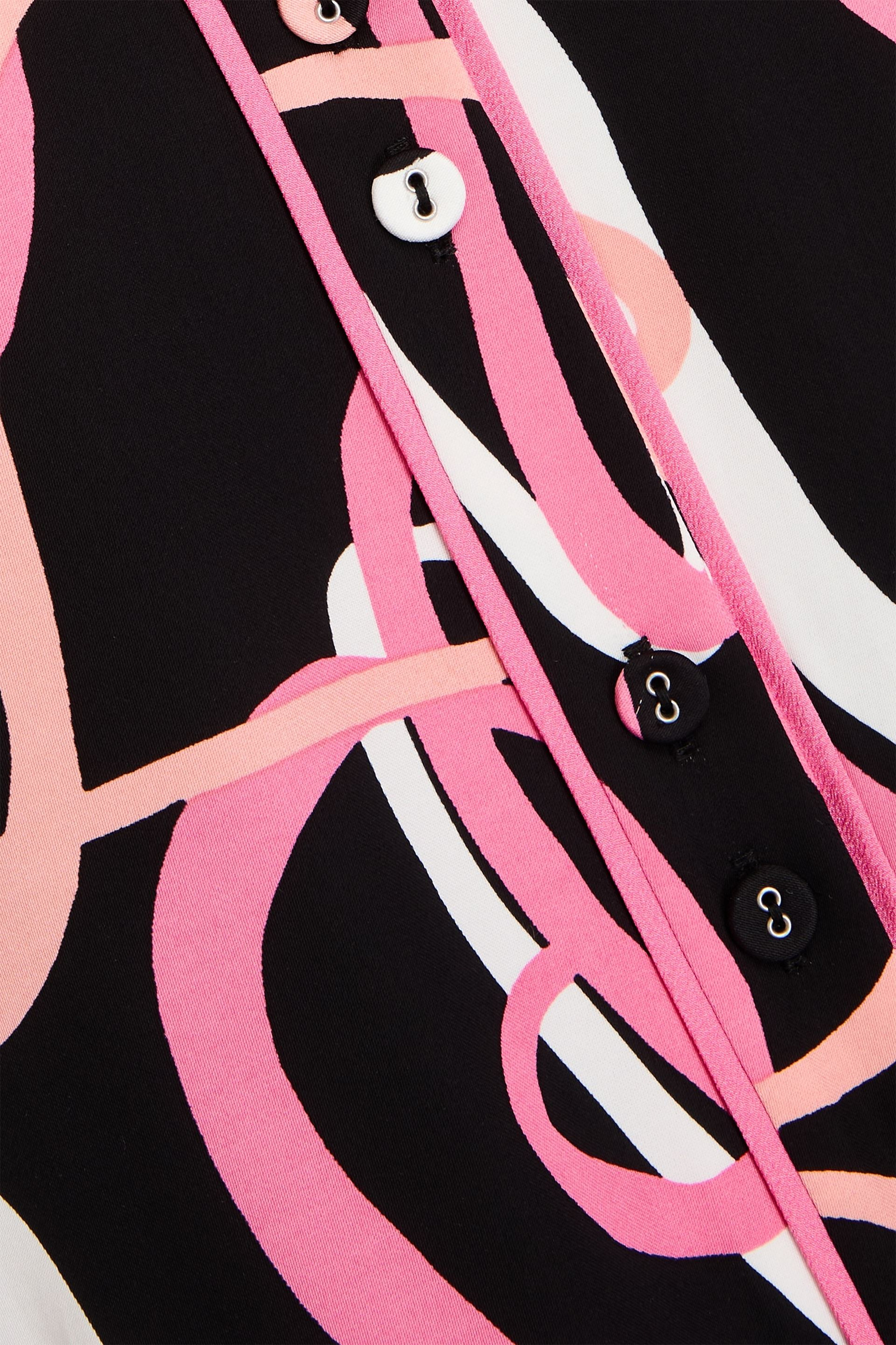 Diane von Furstenberg Alona printed crepe shirt