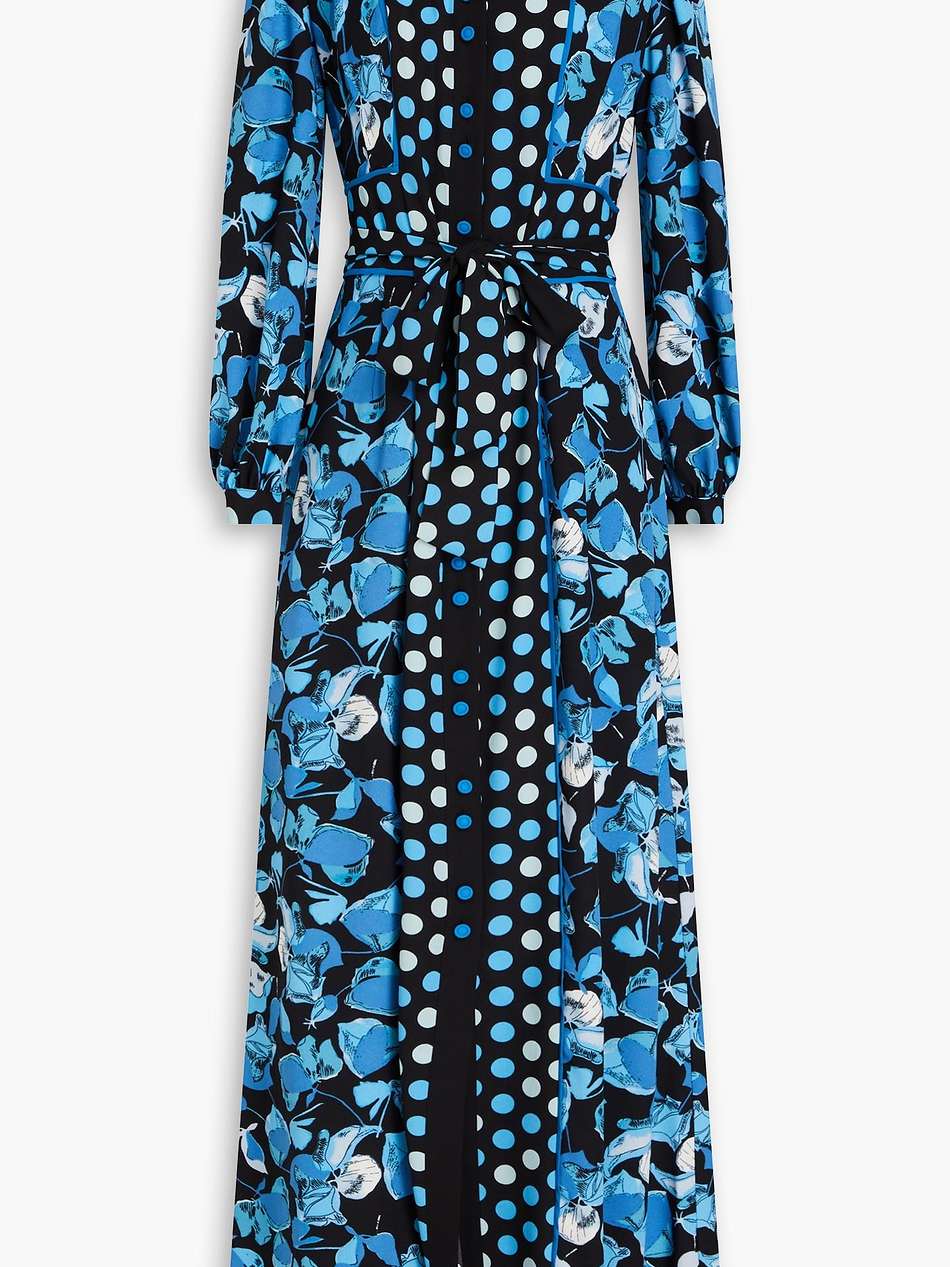 joshua printed crepe maxi dress