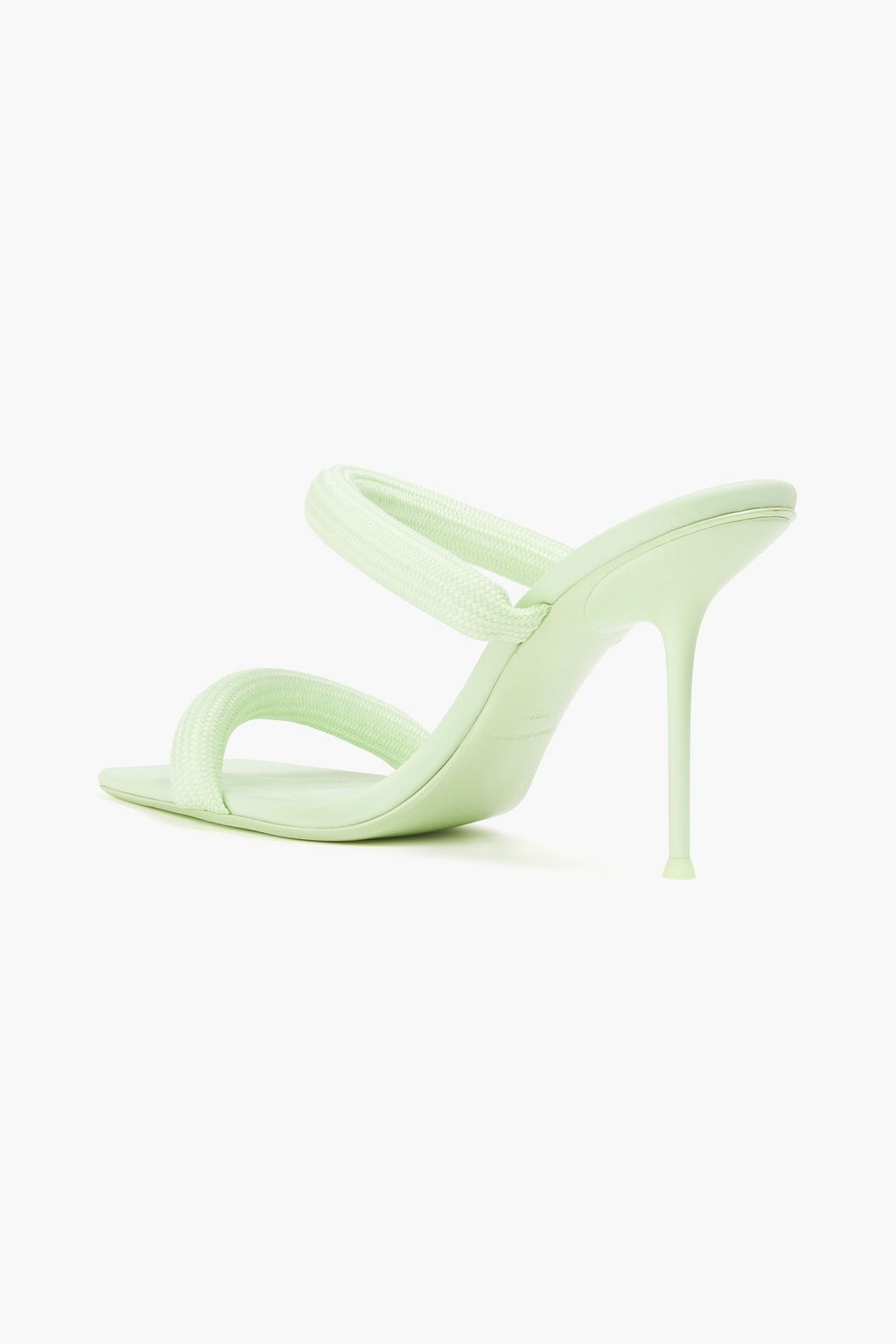 ALEXANDER WANG Julie logo-print webbing mules