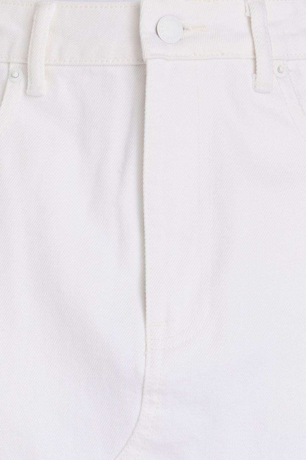 ALEXANDER WANG Asymmetric distressed denim skirt