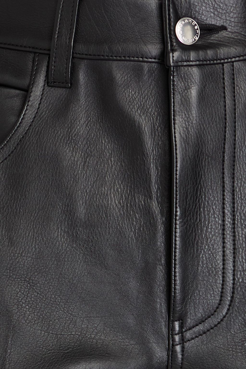 ALEXANDER WANG Leather straight-leg pants
