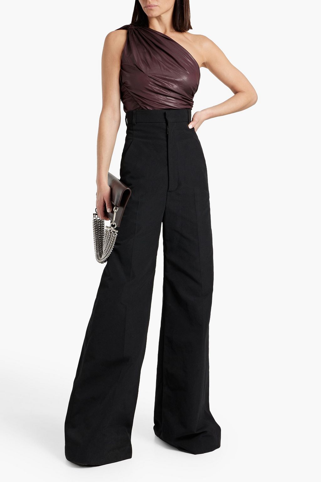 RICK OWENS Twill wide-leg pants