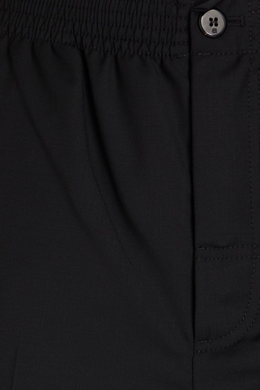 ALEXANDER WANG 울 모헤어 혼방 테이퍼드 팬츠