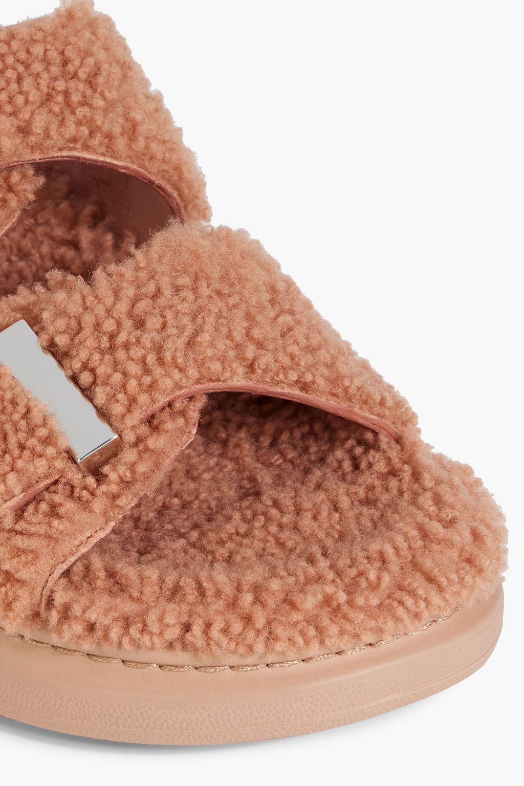 MCQUEEN Shearling sandals
