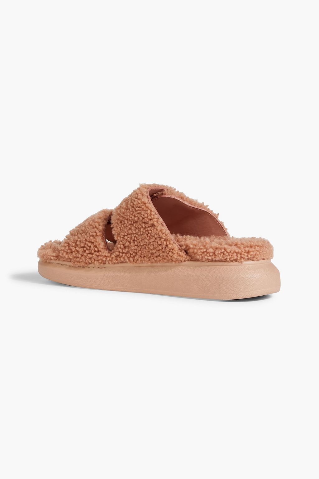 MCQUEEN Shearling sandals