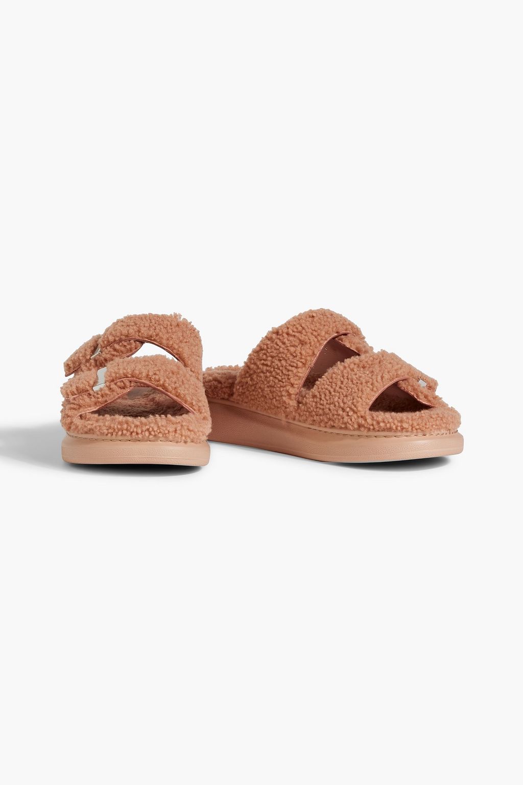 MCQUEEN Shearling sandals