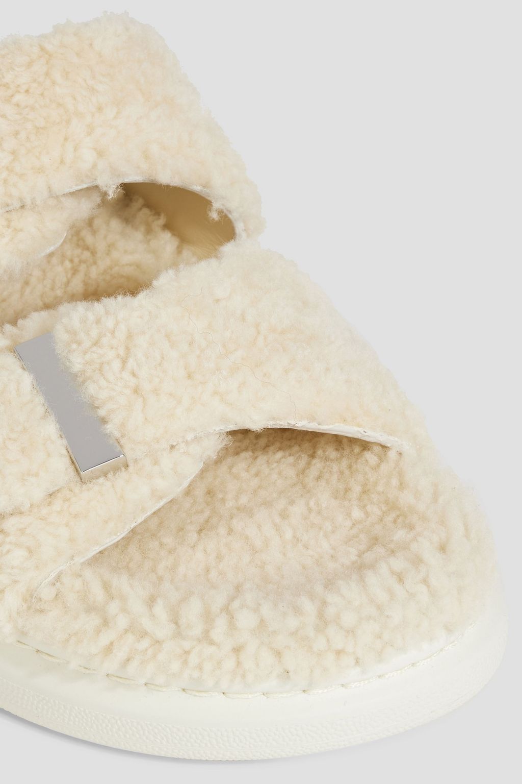 MCQUEEN Shearling sandals