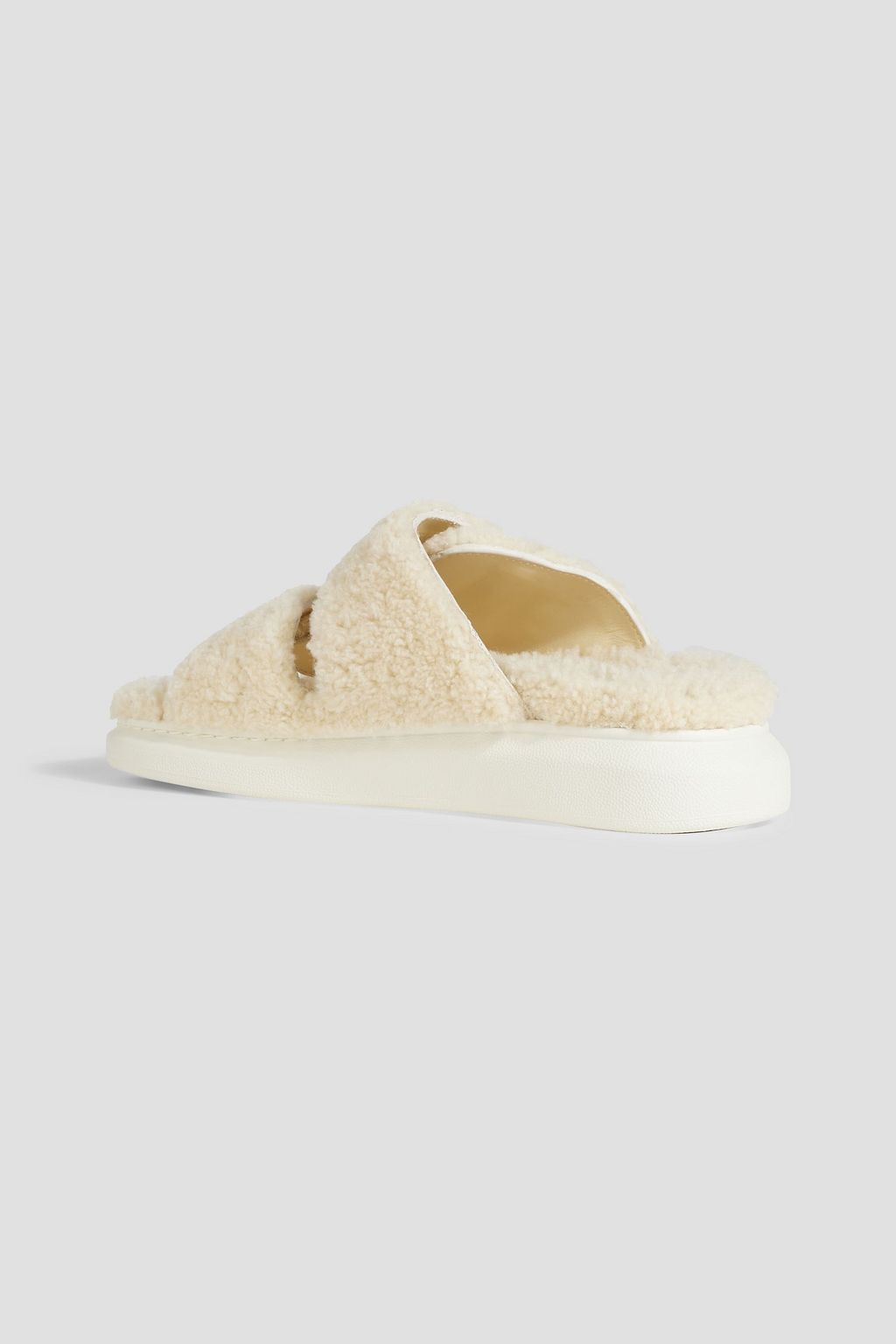 MCQUEEN Shearling sandals