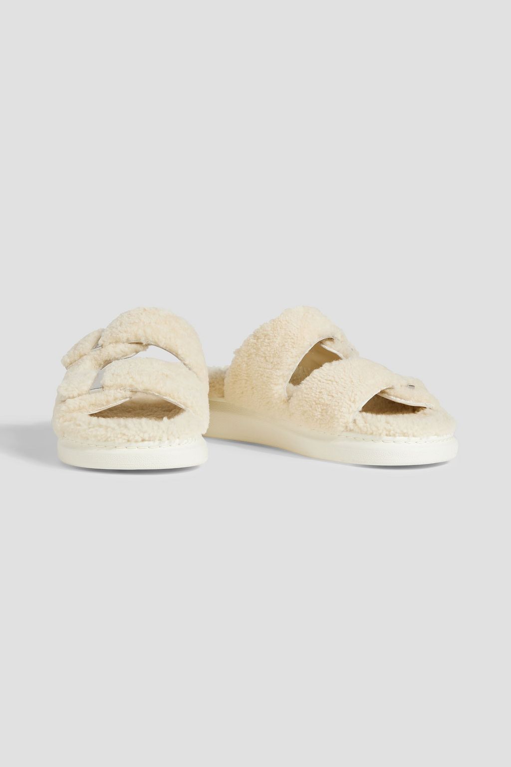 MCQUEEN Shearling sandals
